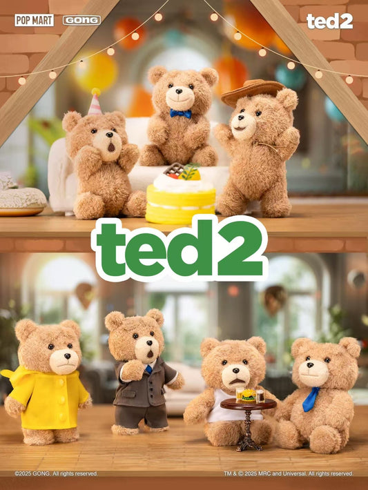 Ted2 Teddy Bear Action Plush Pendant Blind Boxes