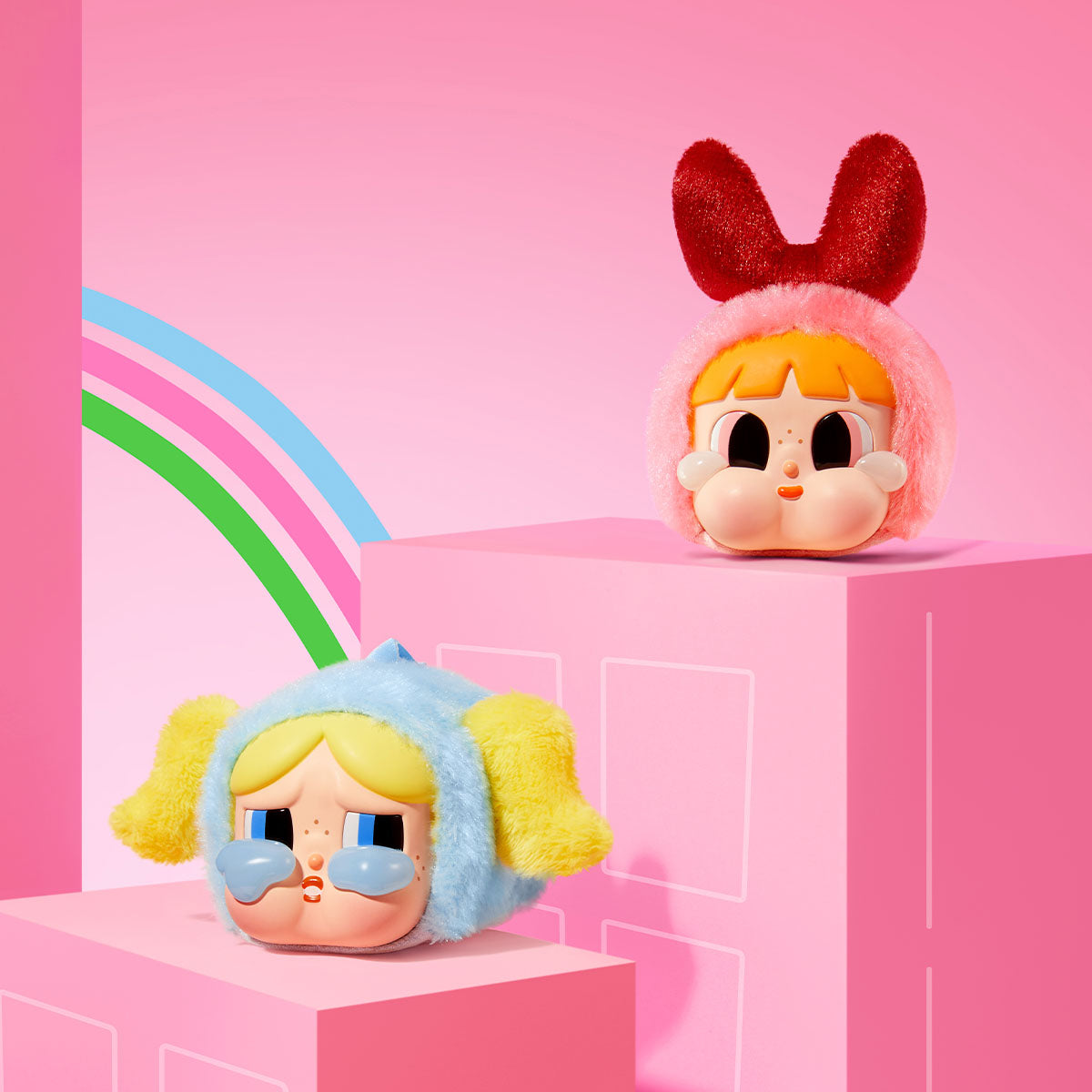 Cry Baby & Powerfuff Girls Series-Vinyl Face Plush Blind Box