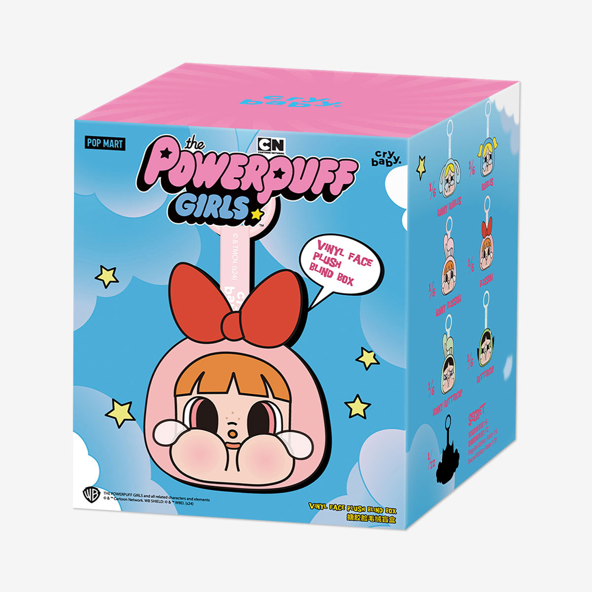 Cry Baby & Powerfuff Girls Series-Vinyl Face Plush Blind Box