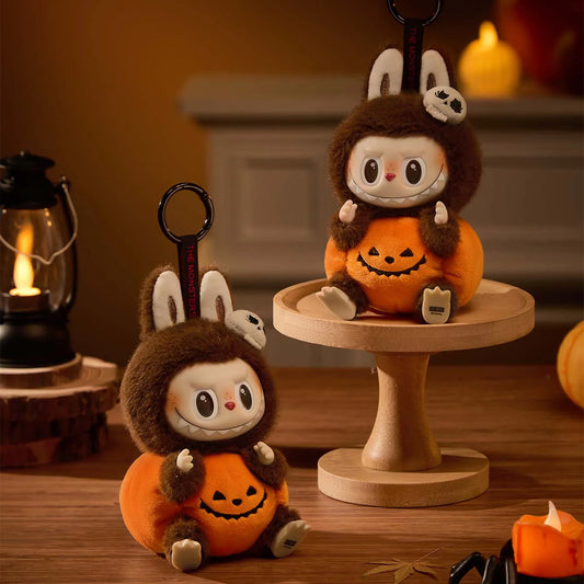 Happy Halloween Party series-sitting pumpkin vinyl plush pendant